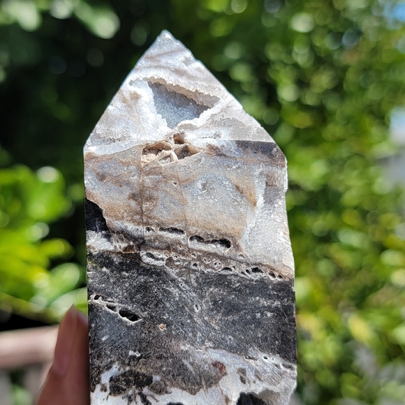 NEW ≈9" DRUZY SPHELARITE TOWER - Picture 4 of 14